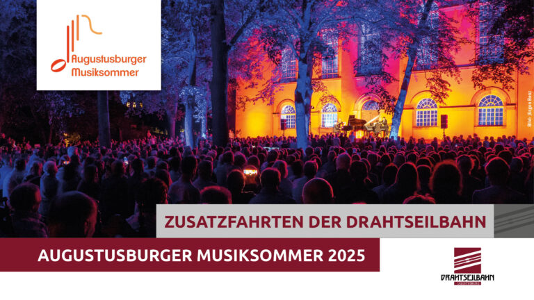 Konzertbesucher bei einem Nachtkonzert des Augustusburger Musiksommers